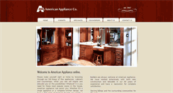 Desktop Screenshot of americanapplianceco.com