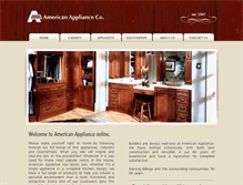 Tablet Screenshot of americanapplianceco.com